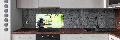 Panel do kuchni Plumeria i bambus