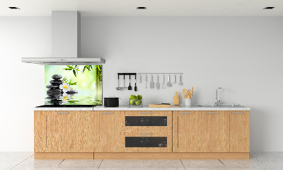 Panel do kuchni Plumeria i bambus