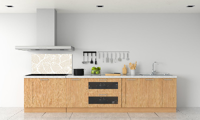 Panel dekor szkło Liście wzór