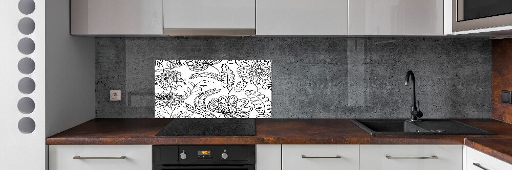 Panel do kuchni Kwiecisty wzór