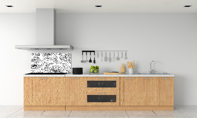 Panel do kuchni Kwiecisty wzór
