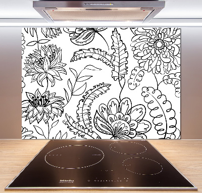 Panel do kuchni Kwiecisty wzór