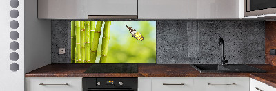 Panel do kuchni Bambus i motyl