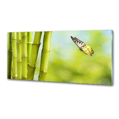 Panel do kuchni Bambus i motyl