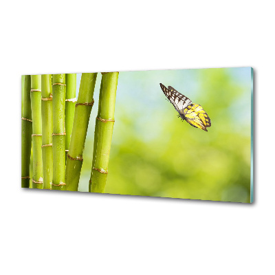 Panel do kuchni Bambus i motyl