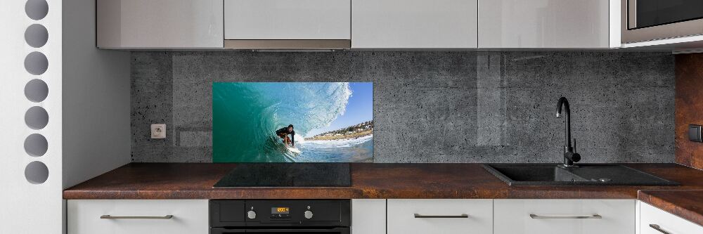 Panel do kuchni Surfer na fali