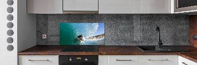 Panel do kuchni Surfer na fali