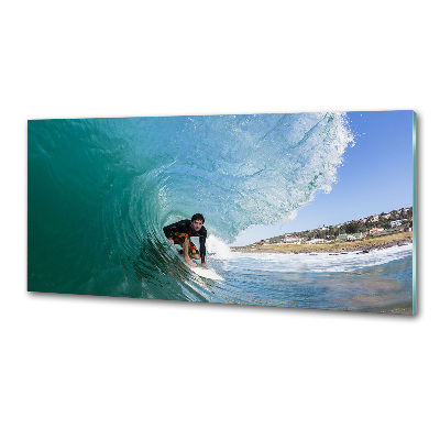 Panel do kuchni Surfer na fali