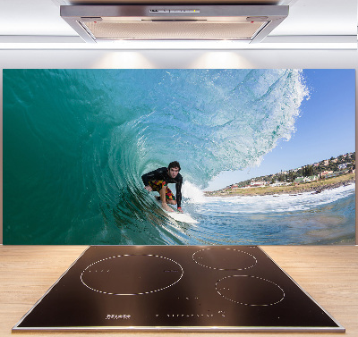 Panel do kuchni Surfer na fali