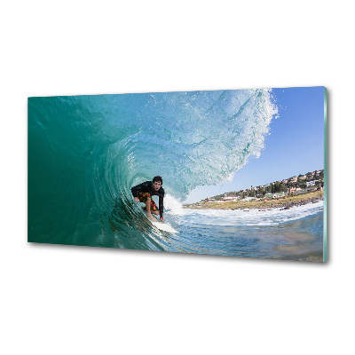 Panel do kuchni Surfer na fali