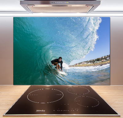 Panel do kuchni Surfer na fali