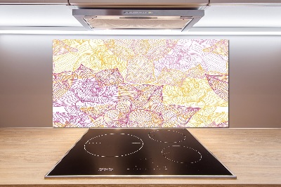Panel do kuchni Kwiecisty wzór
