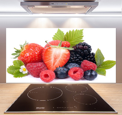 Panel dekor szkło Owoce leśne