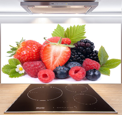 Panel dekor szkło Owoce leśne