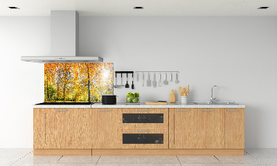 Panel dekor szkło Las jesienią