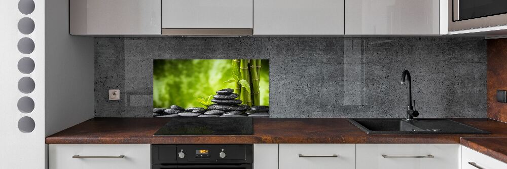 Panel dekor szkło Kamienie zen