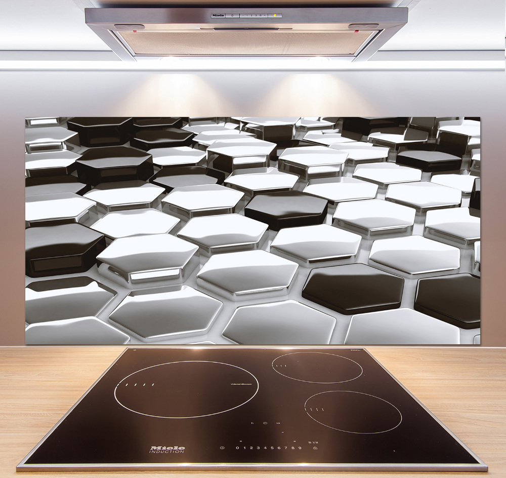 Panel do kuchni Abstrakcja 3D