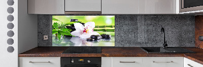 Panel między meble w kuchni Orchidea