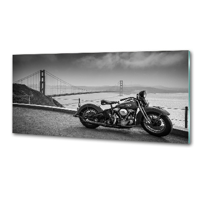 Panel między meble w kuchni Motocykl