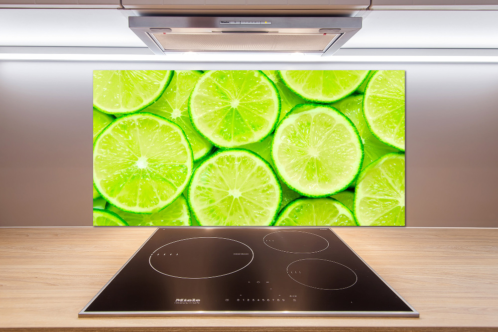 Panel szklany do kuchni Limonki