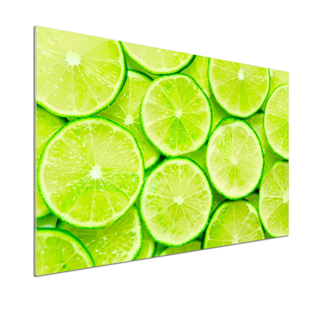 Panel szklany do kuchni Limonki