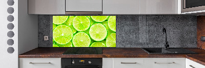 Panel szklany do kuchni Limonki