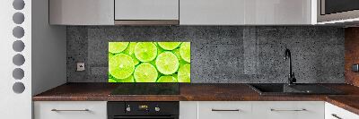 Panel szklany do kuchni Limonki
