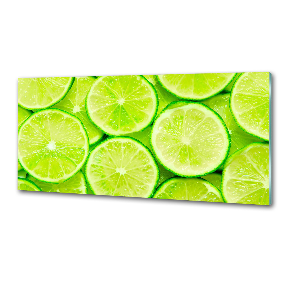 Panel szklany do kuchni Limonki