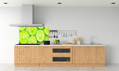 Panel szklany do kuchni Limonki