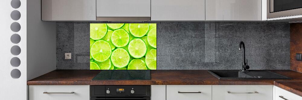 Panel szklany do kuchni Limonki