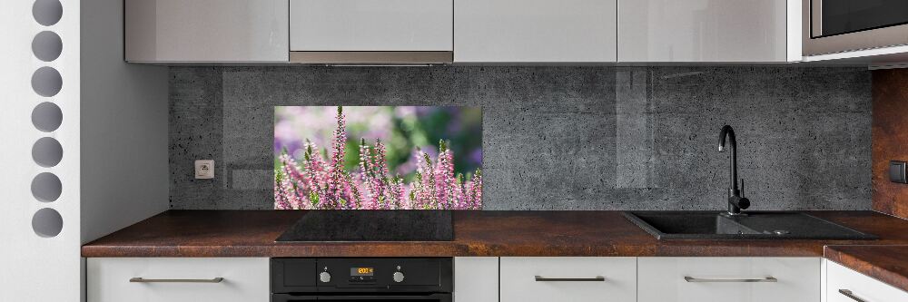 Panel do kuchni Kwiaty wrzosu