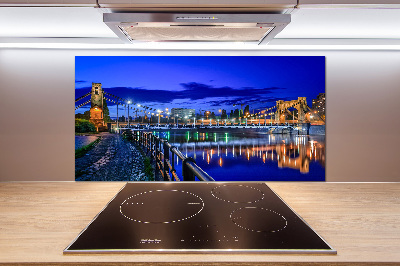 Panel dekor szkło Wrocław nocą