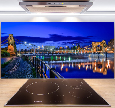 Panel dekor szkło Wrocław nocą