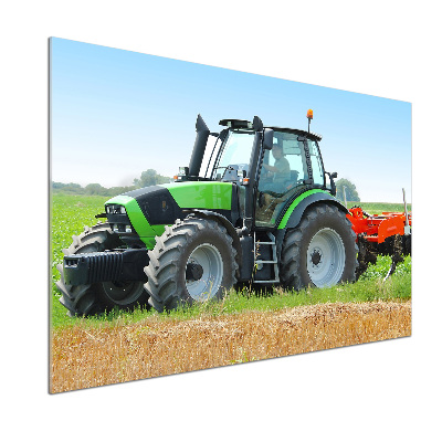 Panel do kuchni Traktor na polu