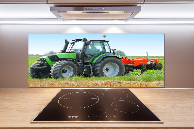 Panel do kuchni Traktor na polu