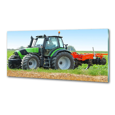 Panel do kuchni Traktor na polu