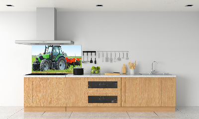 Panel do kuchni Traktor na polu