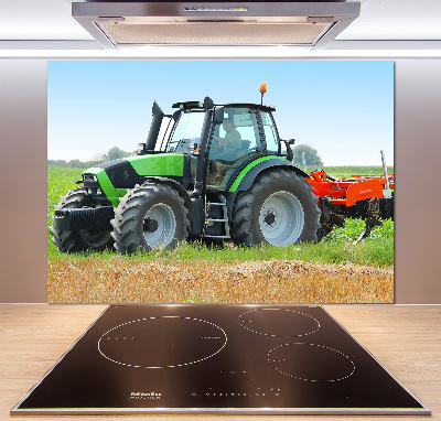 Panel do kuchni Traktor na polu