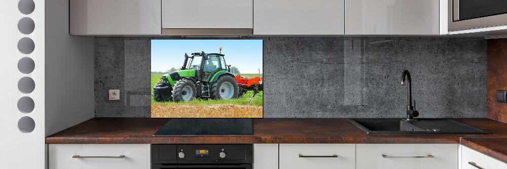 Panel do kuchni Traktor na polu