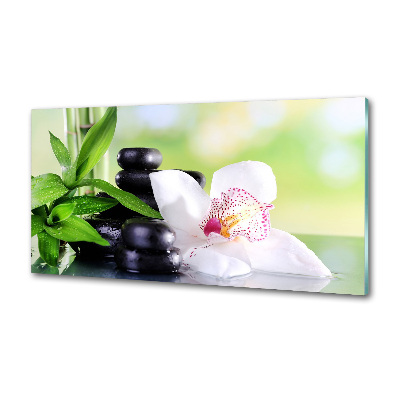 Panel między meble w kuchni Orchidea