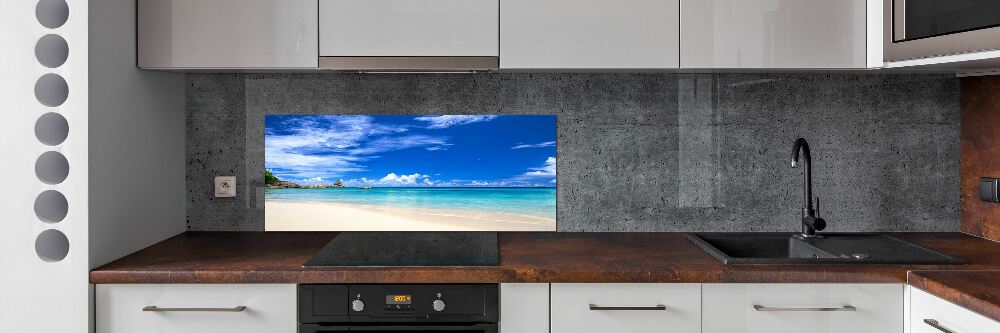 Panel do kuchni Tropikalna plaża