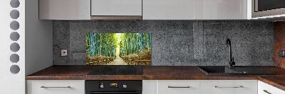 Panel do kuchni Bambusowy las