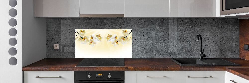 Panel między meble w kuchni Orchidea