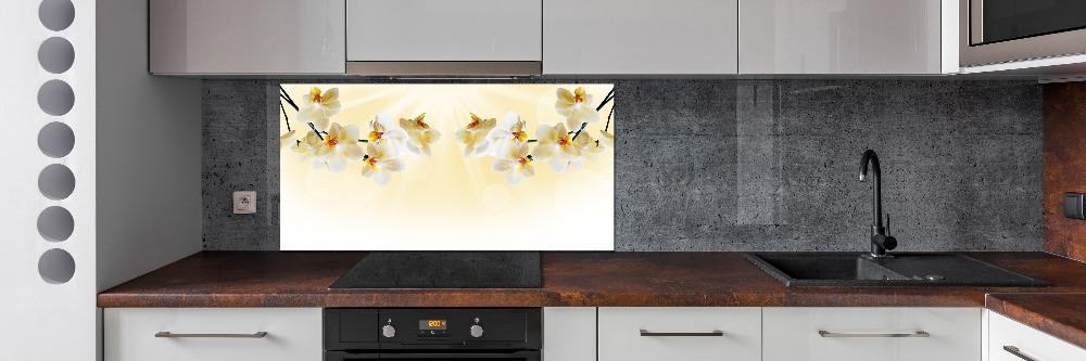 Panel między meble w kuchni Orchidea