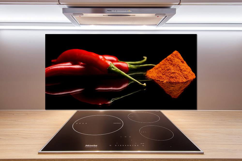 Panel do kuchni Chilli i cayenne