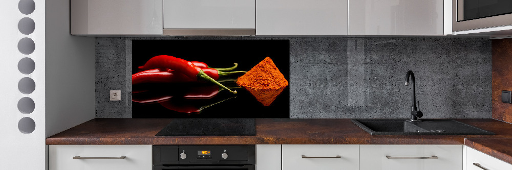 Panel do kuchni Chilli i cayenne