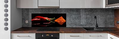Panel do kuchni Chilli i cayenne