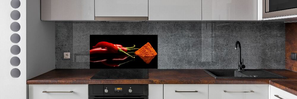 Panel do kuchni Chilli i cayenne