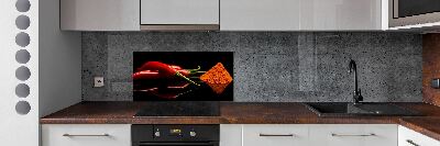 Panel do kuchni Chilli i cayenne