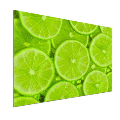 Panel szklany do kuchni Limonki